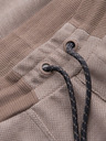 Ombre Clothing Světle hnědé pánské tepláky Ombre Clothing