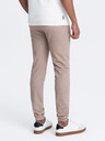 Ombre Clothing Světle hnědé pánské tepláky Ombre Clothing