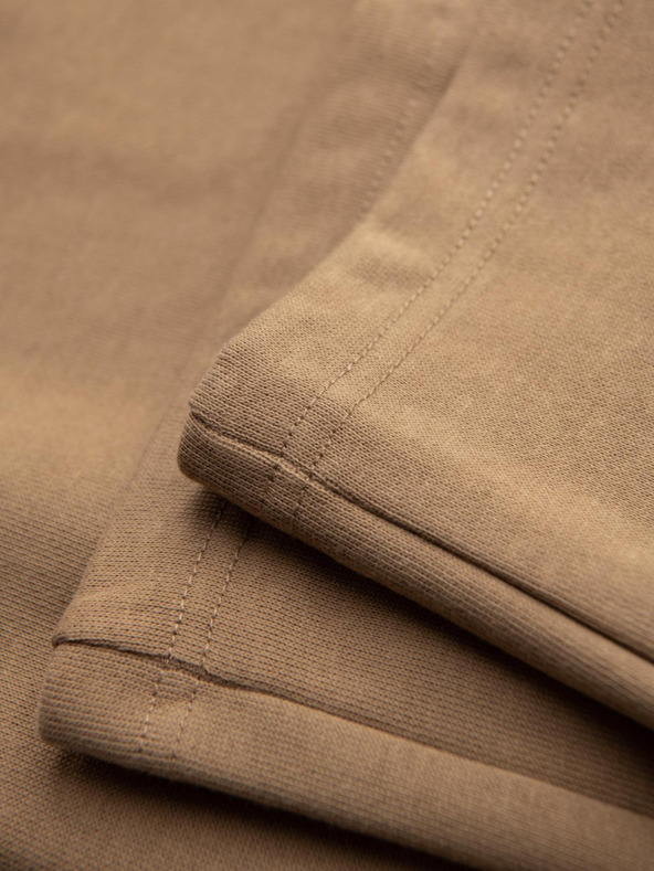 Ombre Clothing Hnědé pánské tepláky Ombre Clothing