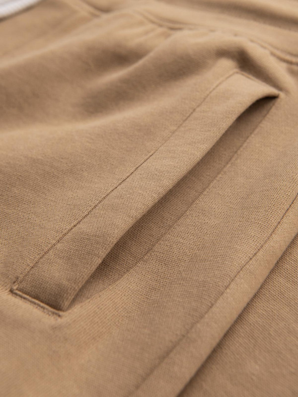 Ombre Clothing Hnědé pánské tepláky Ombre Clothing