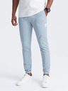 Ombre Clothing Světle modré pánské tepláky Ombre Clothing