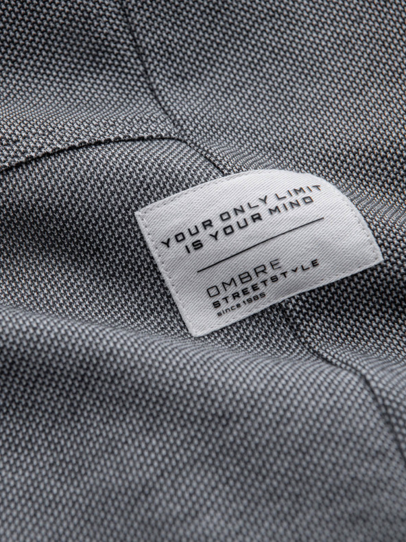 Ombre Clothing Šedé pánské tepláky Ombre Clothing