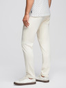 Ombre Clothing Krémové pánské tepláky Ombre Clothing