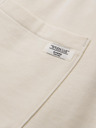 Ombre Clothing Krémové pánské tepláky Ombre Clothing