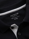 Ombre Clothing Černé pánské polo tričko Ombre Clothing
