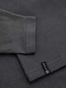 Ombre Clothing Tmavě šedé pánské basic tričko s kapsičkou Ombre Clothing