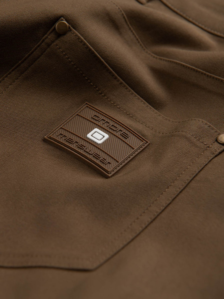 Ombre Clothing Khaki pánské cargo kalhoty Ombre Clothing