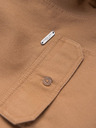 Ombre Clothing Hnědá pánská košile Ombre Clothing