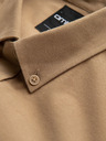 Ombre Clothing Světle hnědá pánská košile Ombre Clothing