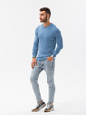Ombre Clothing Světle modrý pánský svetr Ombre Clothing