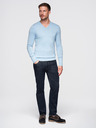 Ombre Clothing Světle modrý pánský svetr Ombre Clothing