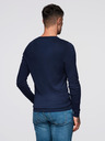 Ombre Clothing Tmavě modrý pánský svetr Ombre Clothing