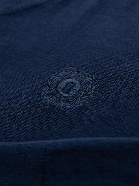 Ombre Clothing Tmavě modrý pánský svetr Ombre Clothing