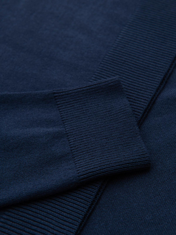 Ombre Clothing Tmavě modrý pánský svetr Ombre Clothing