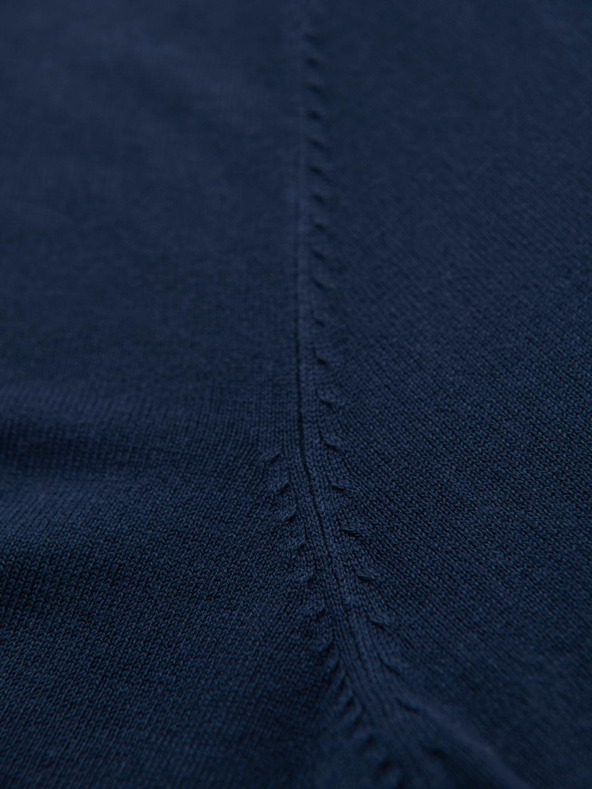 Ombre Clothing Tmavě modrý pánský svetr Ombre Clothing