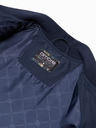 Ombre Clothing Tmavě modrý pánský prošívaný bomber Ombre Clothing