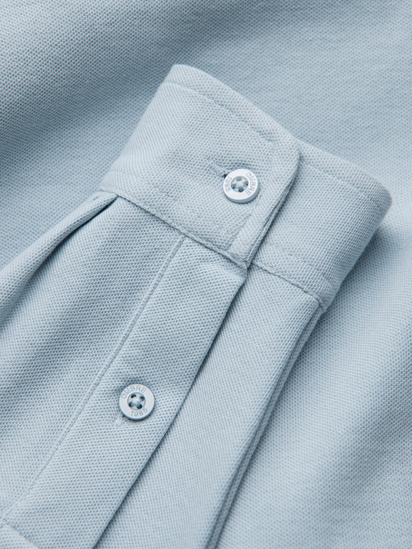 Ombre Clothing Světle modrá pánská košile K540