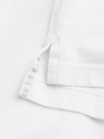 Ombre Clothing Bílé pánské basic polo tričko Ombre Clothing