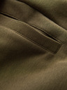 Ombre Clothing Zelené pánské basic teplákové kraťasy Ombre Clothing