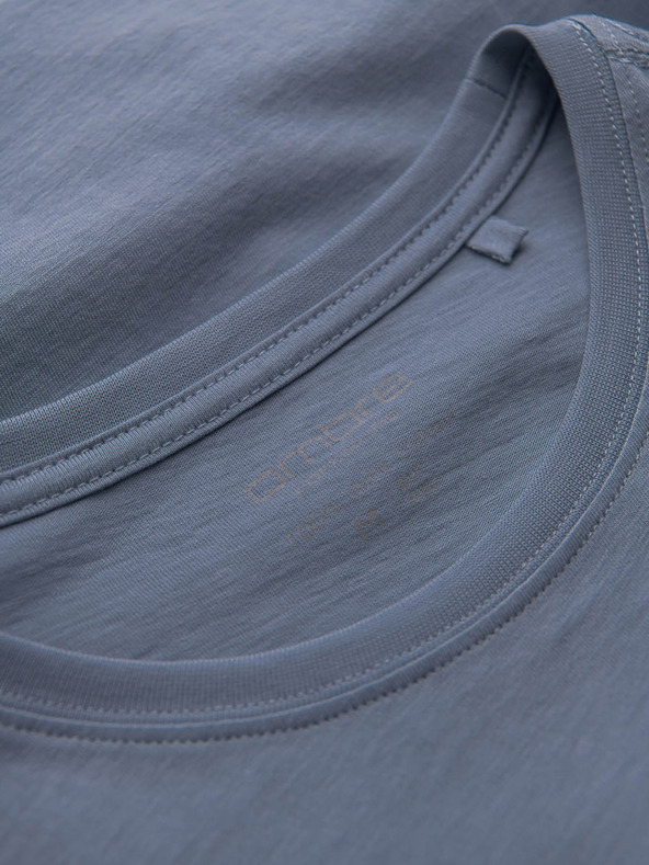 Ombre Clothing Modré pánské basic tričko Ombre Clothing