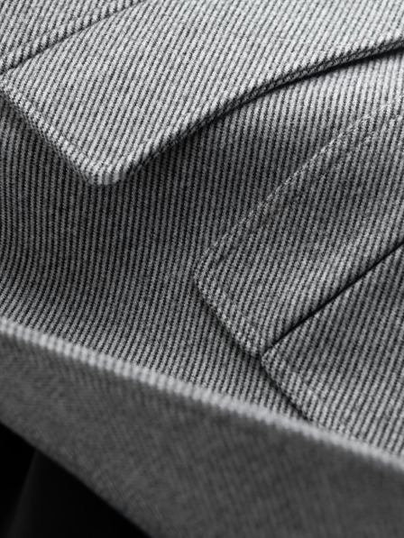 Ombre Clothing Pánský jednořadý kabát Ombre Clothing