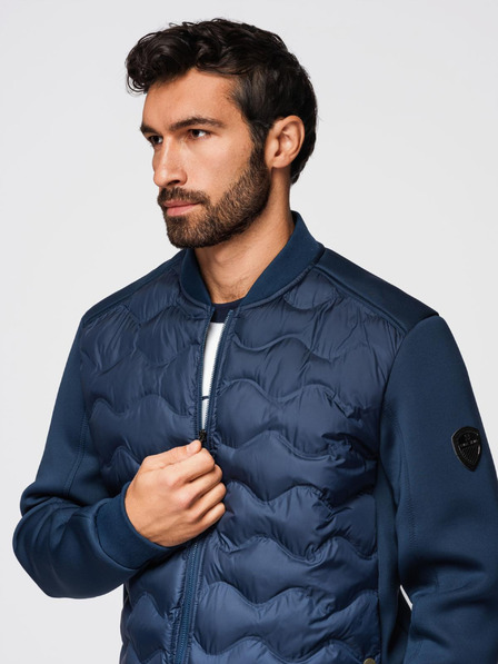 Ombre Clothing Pánská prošívaná bunda bomber Ombre Clothing