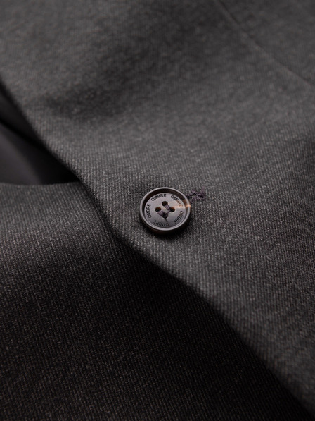 Ombre Clothing Pánské žíhané sako se stojáčkem Ombre Clothing