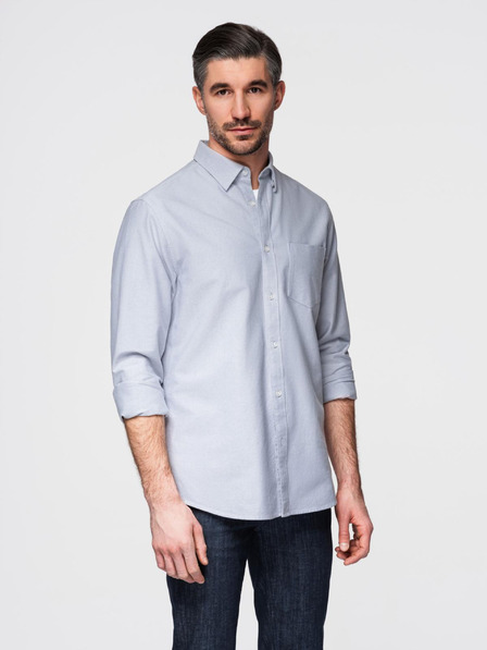 Ombre Clothing Pánská oxford košile Ombre Clothing V1 OM-SHOS-0173