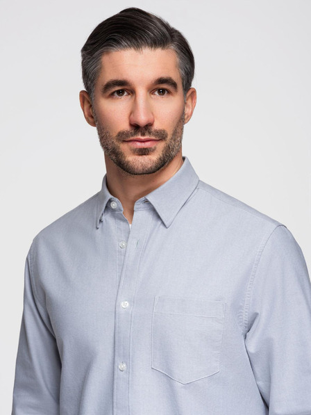 Ombre Clothing Pánská oxford košile Ombre Clothing V1 OM-SHOS-0173