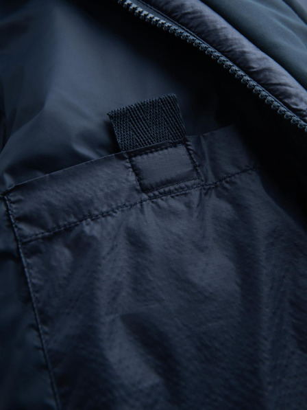 Ombre Clothing Pánská prošívaná dlouhá bunda s velkými kapsami Ombre Clothing