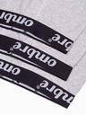 Ombre Clothing Šedé pánské boxerky - 3 pack Ombre Clothing U159