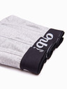 Ombre Clothing Šedé pánské boxerky - 3 pack Ombre Clothing U159