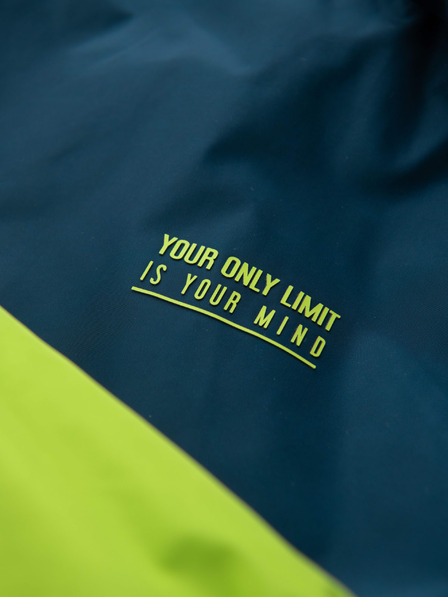 Ombre Clothing Zeleno-petrolejová pánská sportovní bunda Ombre Clothing