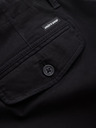 Ombre Clothing Černé pánské cargo kraťasy Ombre Clothing