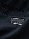 Ombre Clothing Černé pánské basic teplákové kraťasy Ombre Clothing