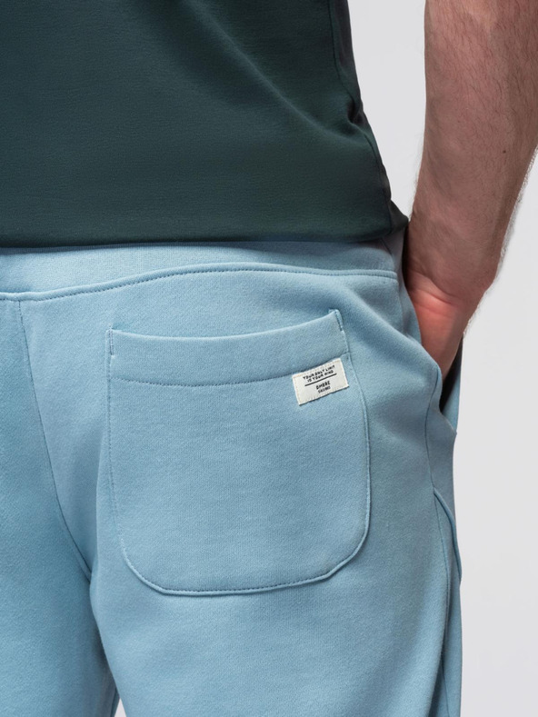 Ombre Clothing Modré pánské tepláky jogger Ombre Clothing