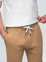 Ombre Clothing Hnědé pánské tepláky jogger Ombre Clothing