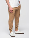 Ombre Clothing Hnědé pánské tepláky jogger Ombre Clothing