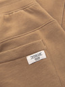 Ombre Clothing Hnědé pánské tepláky jogger Ombre Clothing