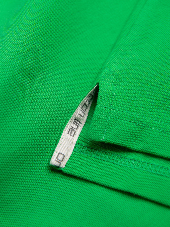 Ombre Clothing Zelené pánské basic polo tričko Ombre Clothing