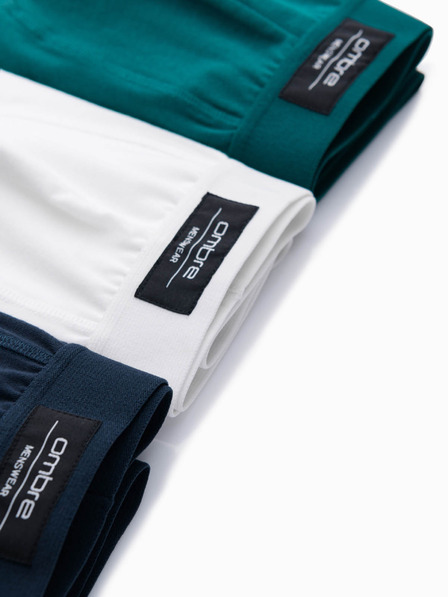 Ombre Clothing Pánské jednobarevné boxerky BASIC s elastanem Ombre Clothing