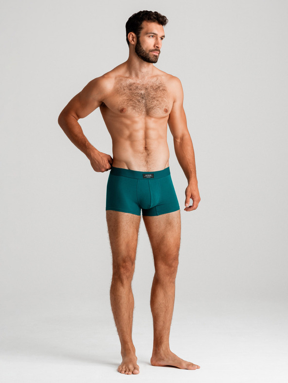 Ombre Clothing Pánské jednobarevné boxerky BASIC s elastanem Ombre Clothing