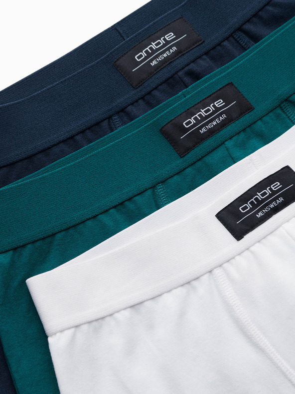 Ombre Clothing Pánské jednobarevné boxerky BASIC s elastanem Ombre Clothing