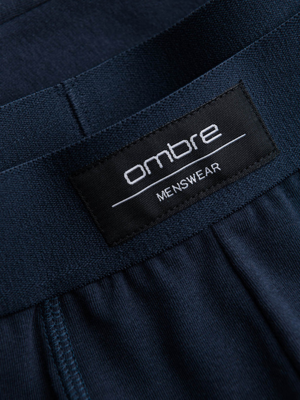 Ombre Clothing Pánské jednobarevné boxerky BASIC s elastanem Ombre Clothing