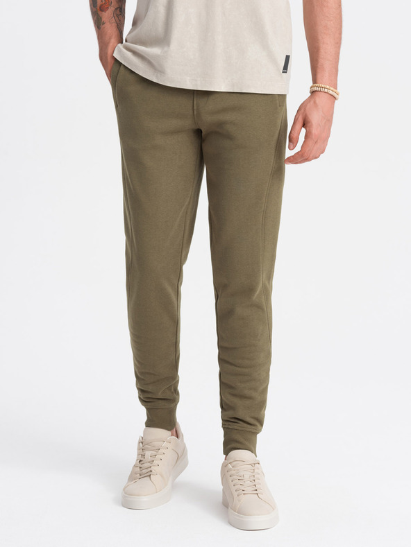 Ombre Clothing Pánské bavlněné tepláky BASIC  Ombre Clothing