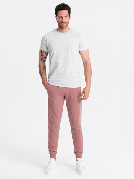 Ombre Clothing Pánské bavlněné tepláky BASIC jogger  Ombre Clothing