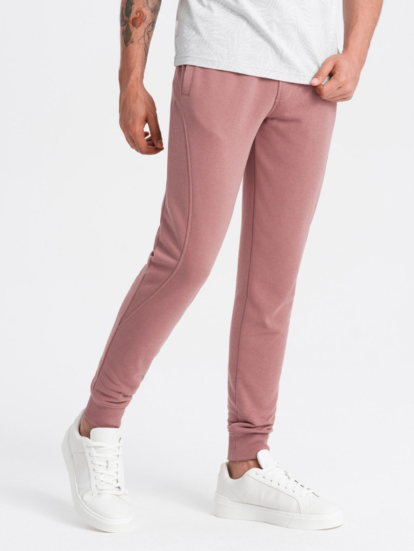 Ombre Clothing Pánské bavlněné tepláky BASIC jogger  Ombre Clothing