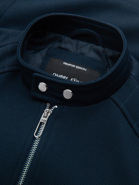 Ombre Clothing Pánská bunda se stojáčkem a kapsami Ombre Clothing