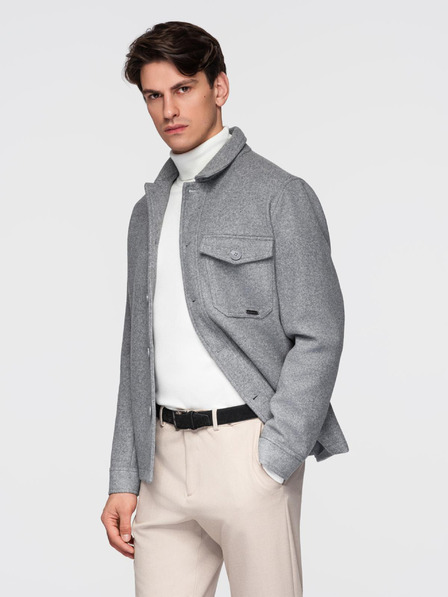 Ombre Clothing Pánská lehká fleecová bunda Ombre Clothing V2 OM-JANP-0199