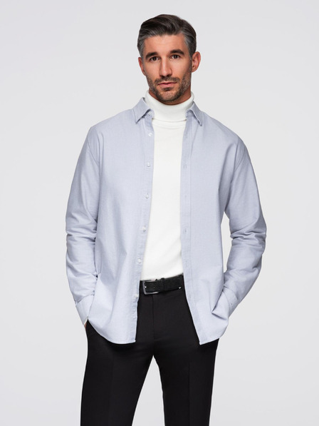 Ombre Clothing Pánská oxford košile Ombre Clothing V1 OM-SHOS-0172